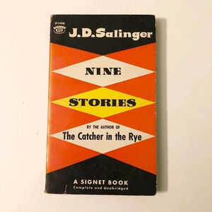 Vintage 1960 Nine Stories J D  Salinger Paperback Signet Book